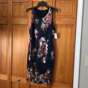 Windsor blue flower design tight dress